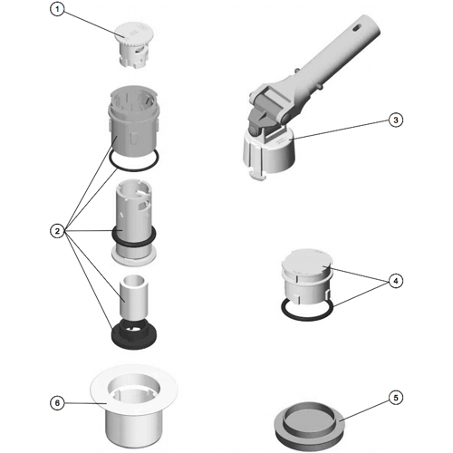 recambios boquilla net'n'clean 4402044504 - despiece