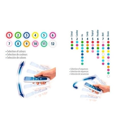 Kit Proyector LumiPlus RGB 1.11 Wireless, Kit Proyector LumiPlus RGB 1.11 Wireless: 1 PROYECTOR RGB + 1 MANDO, FIJACIÓN STD (661