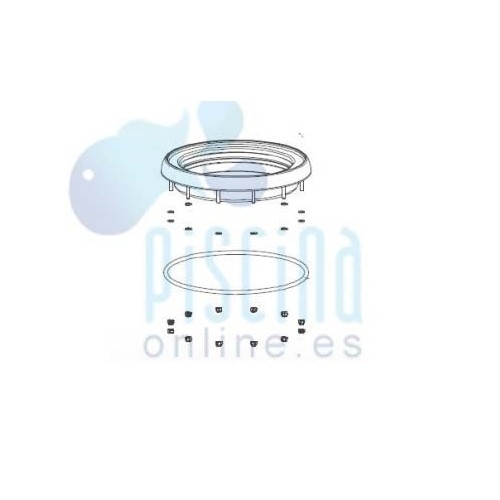 Aro tapa completo de filtro...