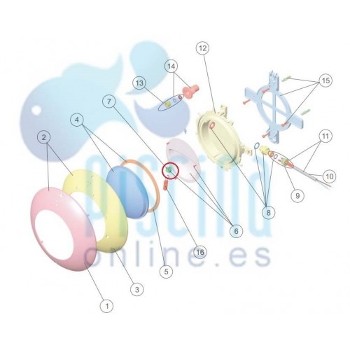 Portalámparas de proyector...