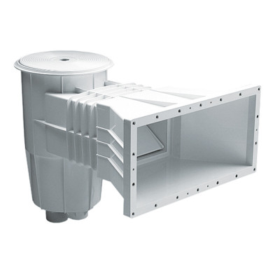 Skimmer boca ancha, tapa circular y embellecedor piscina liner y prefabricada - 01463