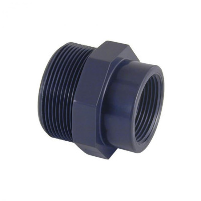 Reducción roscada macho x hembra PVC Cepex