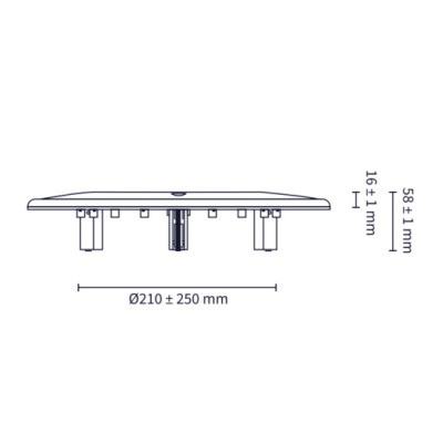 Kit universal ABS/INOX para nicho empotrar - medidas perfil